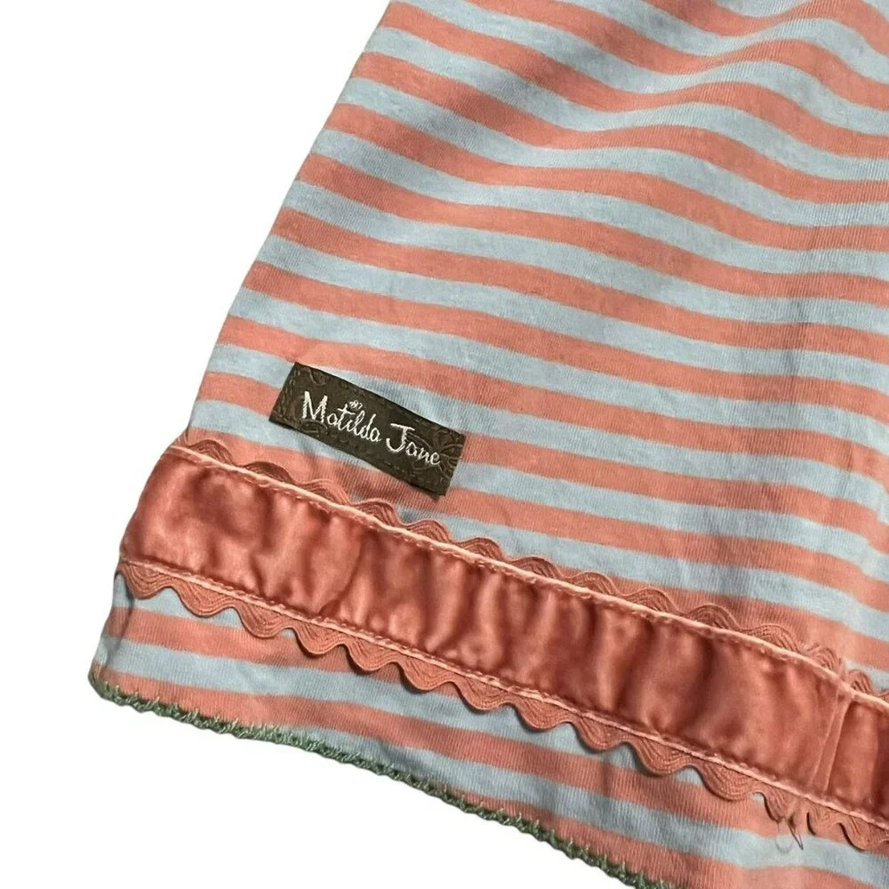 Matilda Jane 14Y First In Line Striped Knit Lap Dress
